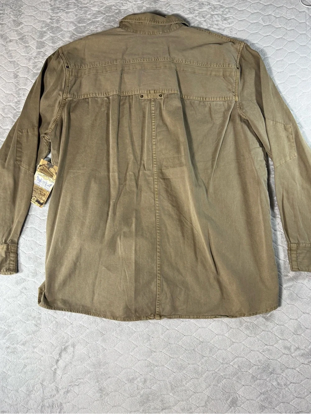 Levi’s XL Heavyweight Workwear Utility Shirt Brown Elbow Patch Button Up NWT